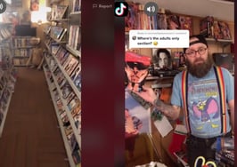 One homeowner's quarantine project is a basement video rental store (adult section included)