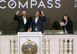 Compass IPO, priced at $18 per share, opens at $21.25 on NYSE