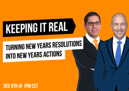 Keeping it real: turn new year's resolutions into new year's actions