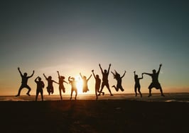 people jumping