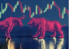 An image of a bear and bull to represent economic resources for real estate agents.