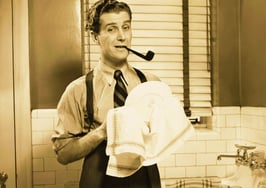 Circa 1940: Kitchens and baths from the World War II era 