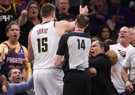 WATCH: UWM CEO Mat Ishbia gets shoved by 7-footer at NBA game