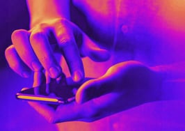 phone, social media