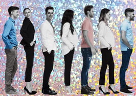People waiting in line to represent real estate leads waiting to work with a real estate agent.