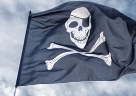 A pirate flag to symbolize real estate strategies that died.