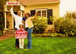family with sold home as part of how to write a real estate case study