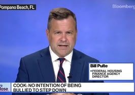 screengrab of Bill Pulte on mortgage fraud