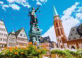 Square in old town Frankfurt, Germany