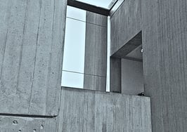 gray area with columns to represent challenges of real estate leadership