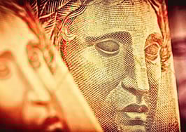 An image of worried faces on money to symbolize commission anxiety.