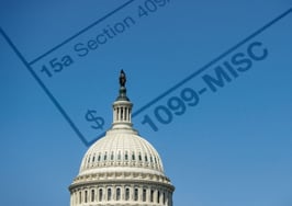 U.S. Capitol building, where a bill on real estate agents' independent contractor status awaits a House floor vote