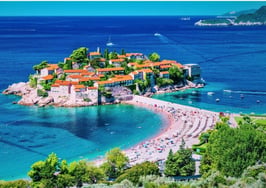 Keller Williams Montenegro coastal view of the Adriatic Sea and mountains