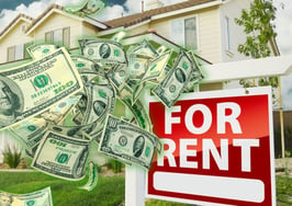 Cash flowing from a for rent sign to represent how to fund investment property.