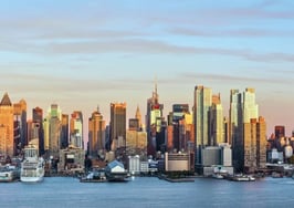 Manhattan residential towers in New York City, where owners face a pied-à-terre tax exemption deadline of Oct. 13.