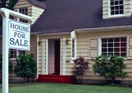 Existing-home sales September 2026: for-sale sign outside a suburban home