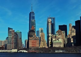 New York City skyline with Manhattan residential towers, where condos and co-ops may face the pied-à-terre tax