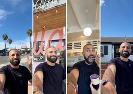 Images of a viral video to explain Krys Benyamein's listing video idea.