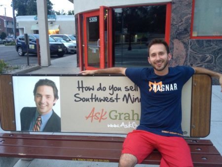 Bus bench graffiti contest vs. ballroom dancing