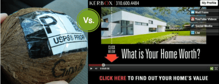 Coconut mailers vs. home evaluation videos