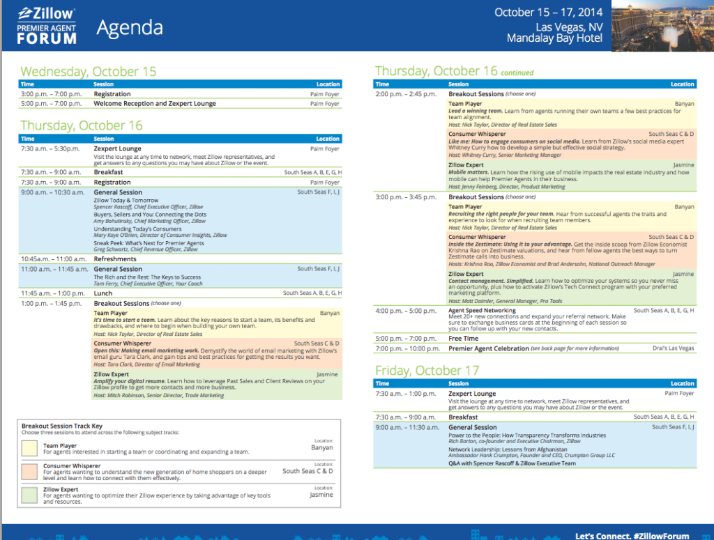 Zillow in Las Vegas Agents flock to first national conference Inman