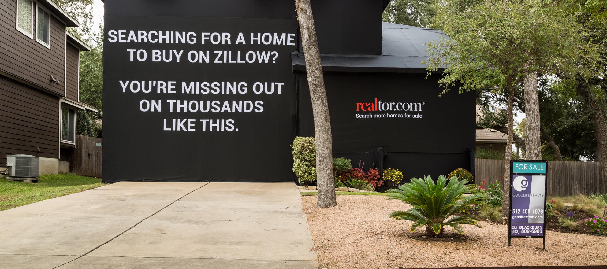vs. Zillow 'Experiential Ad' Wraps Austin Home Inman