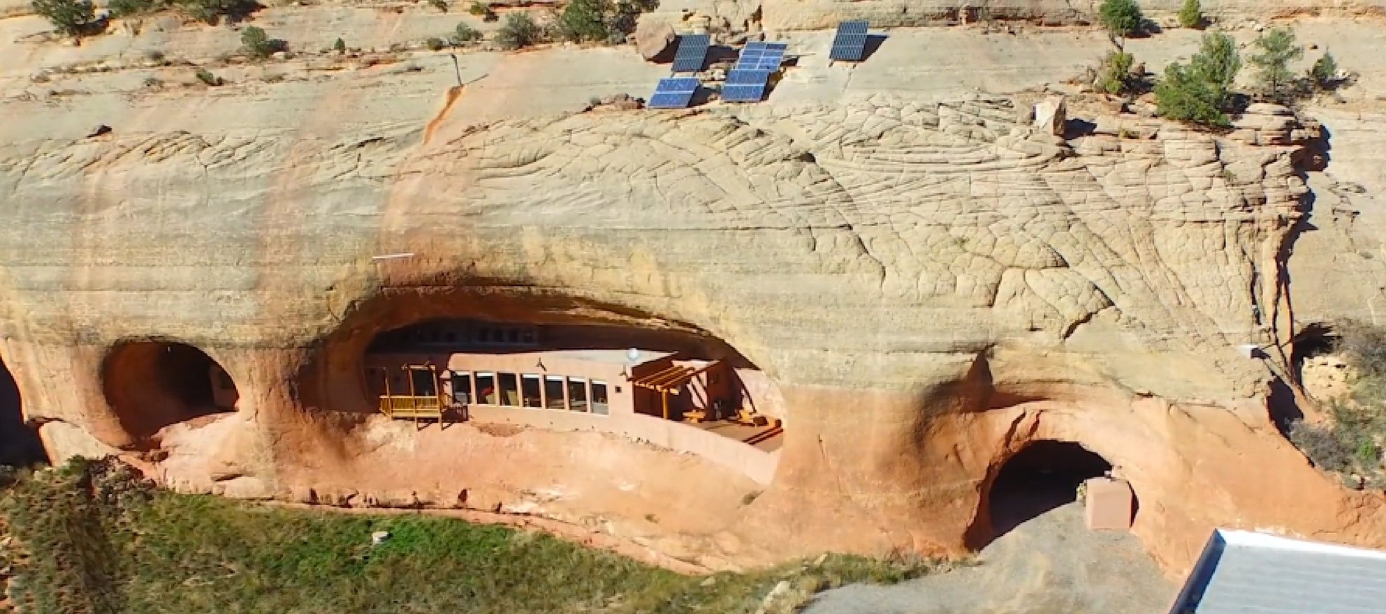 Up For Auction OffTheGrid Cliff House Carved Into A Utah Canyon Inman