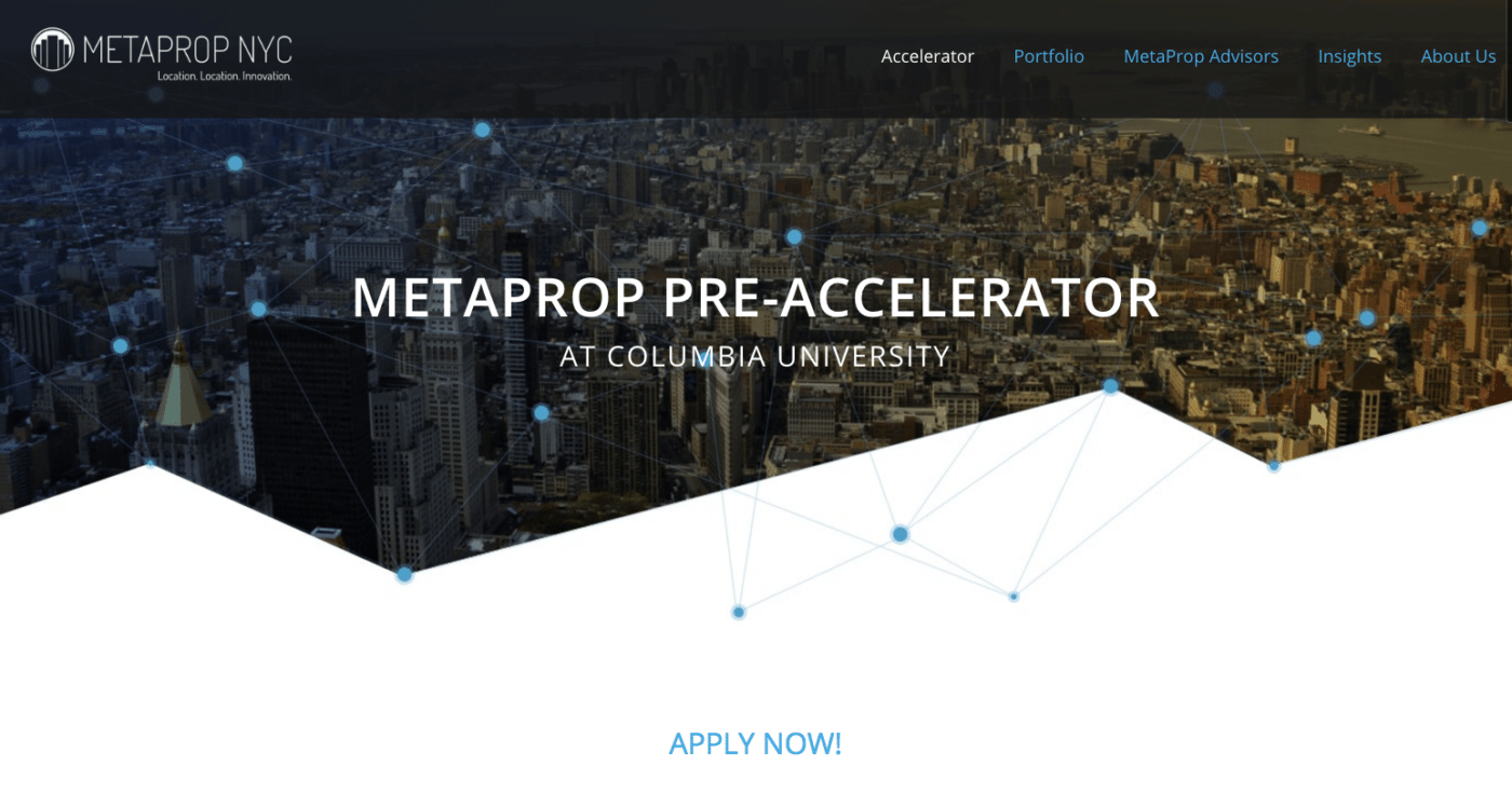 MetaProp NYC Launches PreAccelerator Program For Proptech Inman