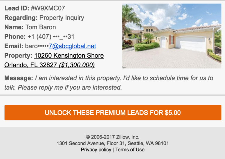 Email Scam Hawks Fake Zillow Leads To Agents Inman
