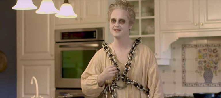 Sassy ghost steals the show in BuzzBuzzHome's new Halloween ad