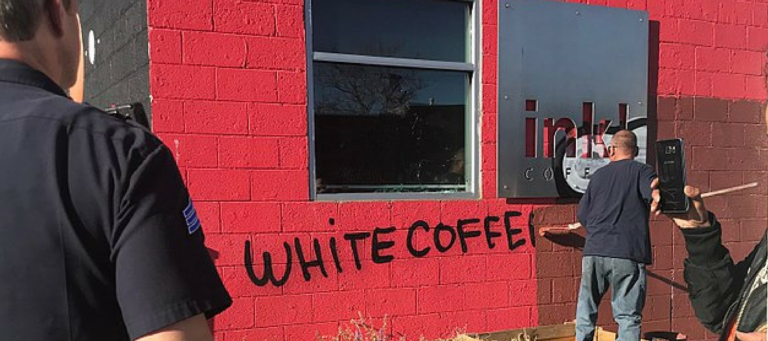 Coffee shop jokes about gentrification, ignites backlash