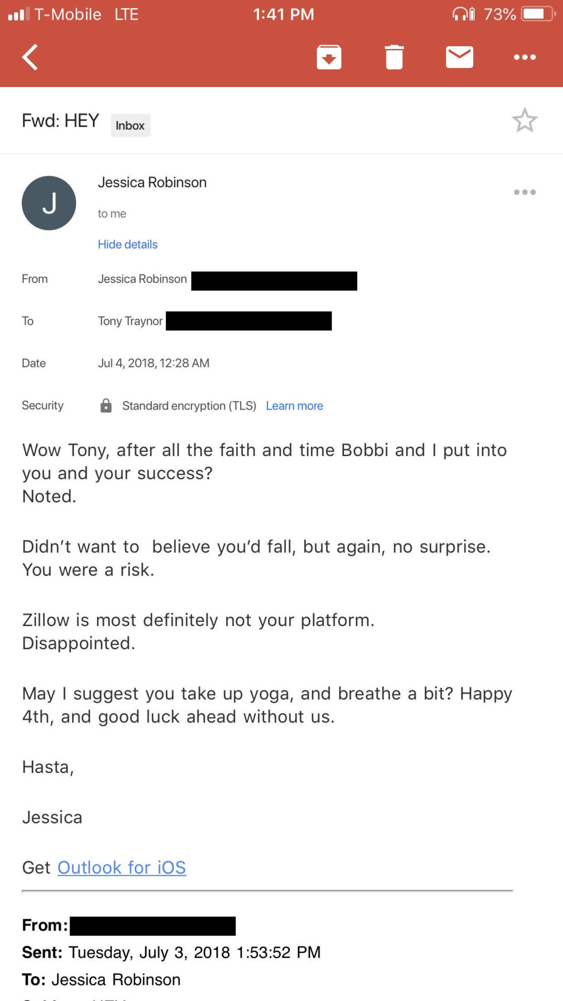 Zillow Sales Exec Fired After Telling Premiere Agent Customer To 'Take