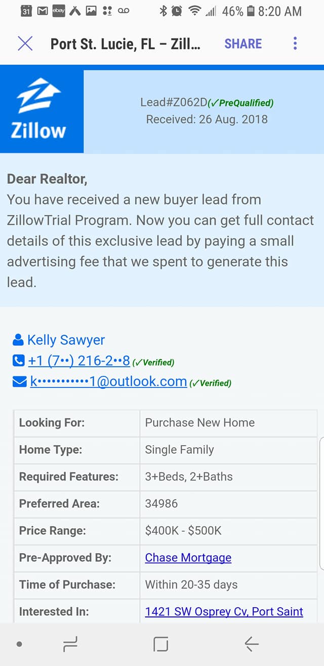EXPOSED A New Zillow Leads Scam Looks Strangely Familiar Inman