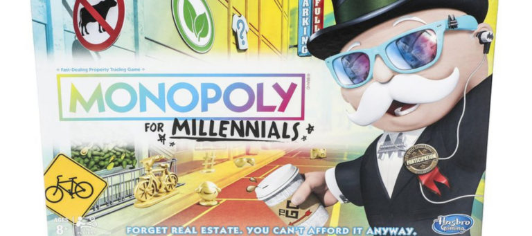 'Monopoly for Millennials' hits shelves, sans real estate