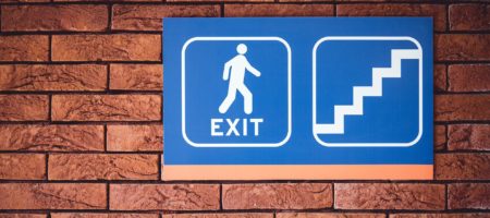 Exit sign
