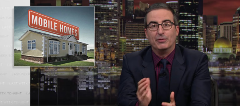 HBO’s John Oliver puts spotlight on mobile home industry