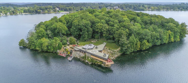 An island with 2 Frank Lloyd Wright homes is up for sale