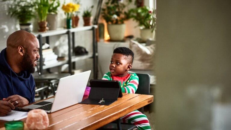 'May I refer you to my assistant?' Kids learn the family business during pandemic