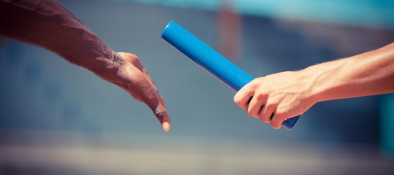It's time to pass the baton