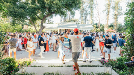 The Agency's anniversary party in 2019