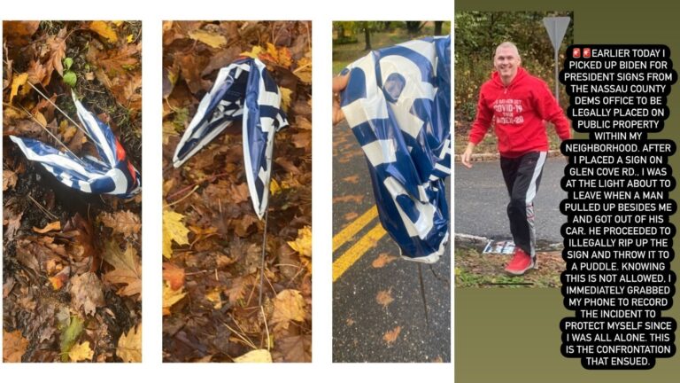 Corcoran drops agent caught trashing Biden signs in viral video