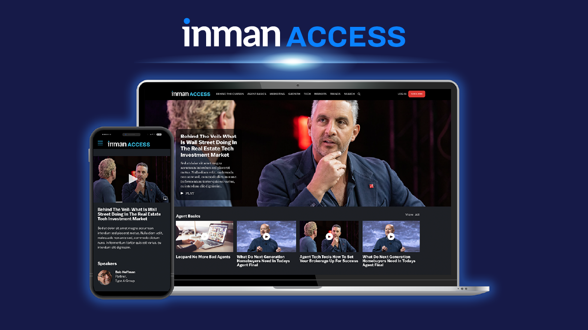 Inman Launches Inman Access Video Platform For Real Estate