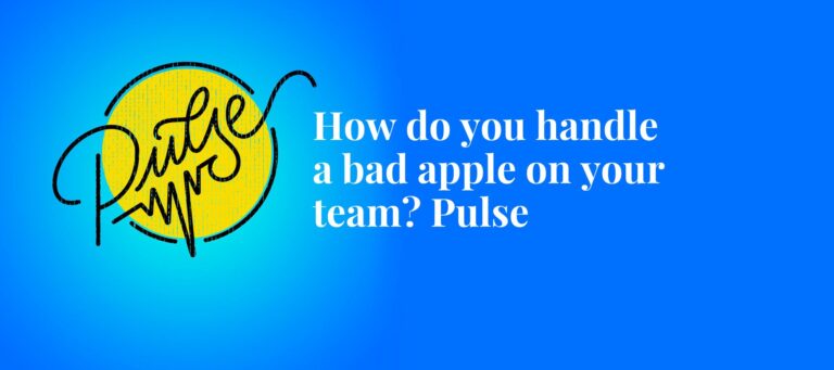Here's how you'd handle a bad apple on your team