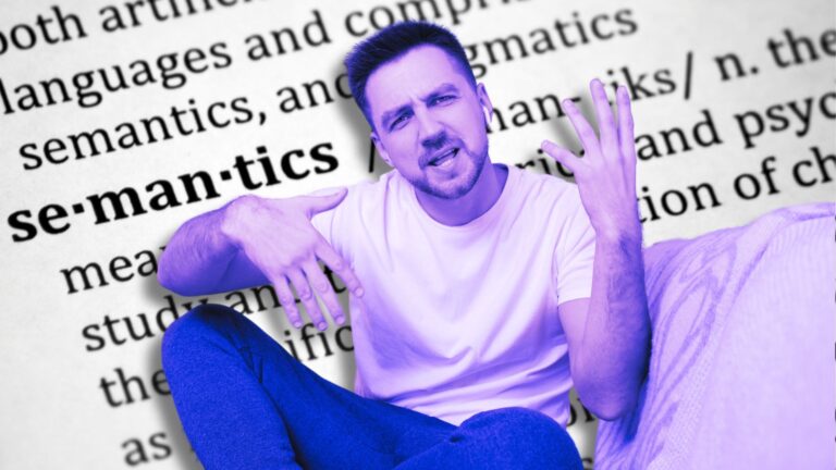Your mindset? It's all about semantics, dude