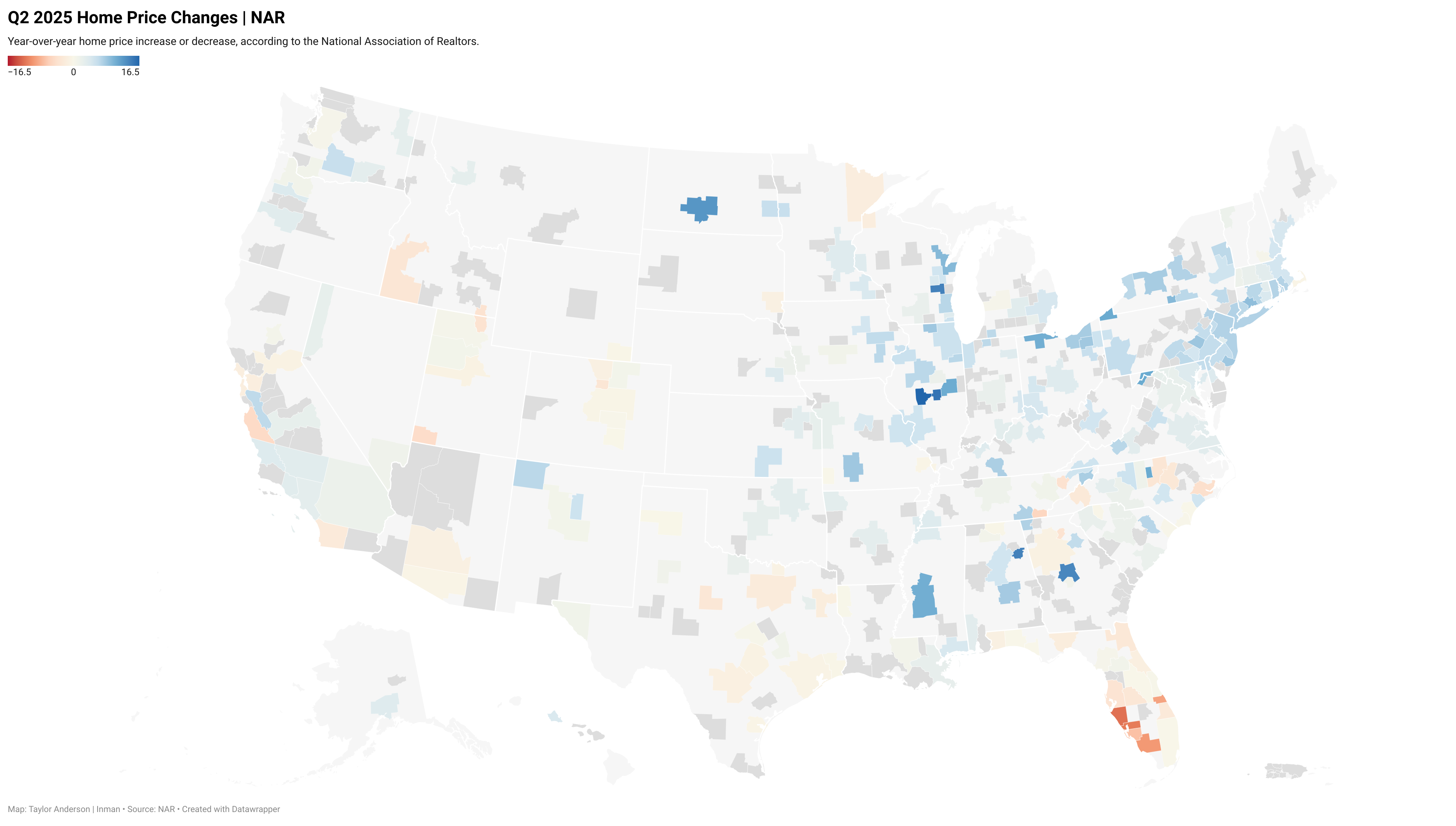 Home prices tick up to new record-high amid signs of softening in more markets