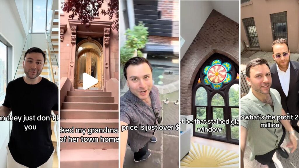 Screenshots of Jordan Silver's posts on TikTok and Instagram