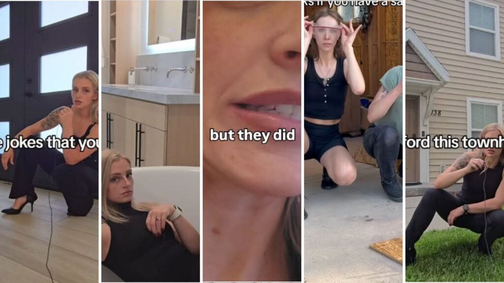 Screenshots of Instagram posts created by Kaitlin Hannig, a Realtor in Salt Lake City, Utah