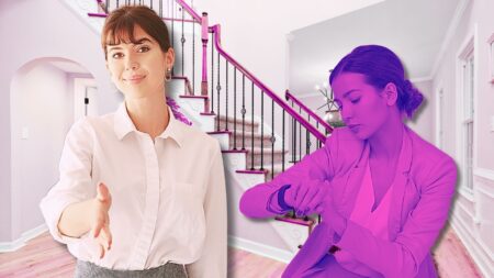 Two women in a home in a skills-based real estate market.