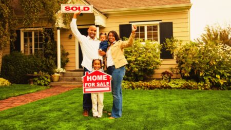 family with sold home as part of how to write a real estate case study
