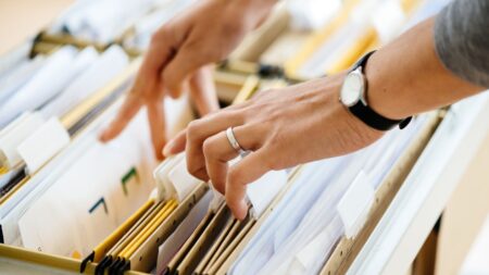 person filing paperwork to represent real estate title issues